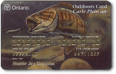 Ontario Outdoor Card for Americans & Non-Residence